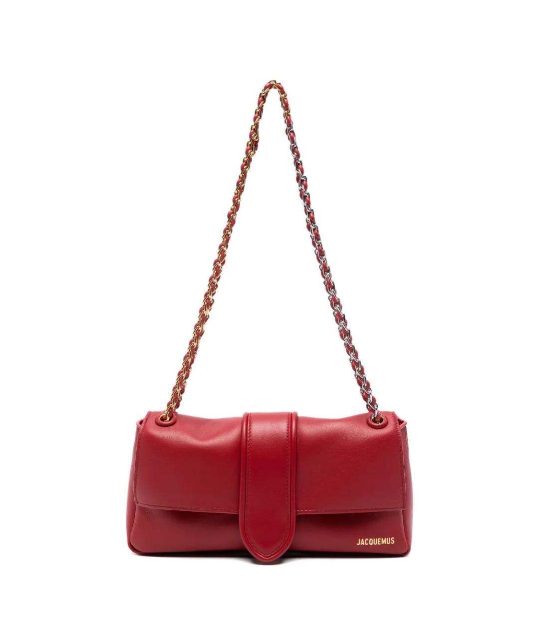 JACQUEMUS Красная хлопковая сумка через плечо, фото 1