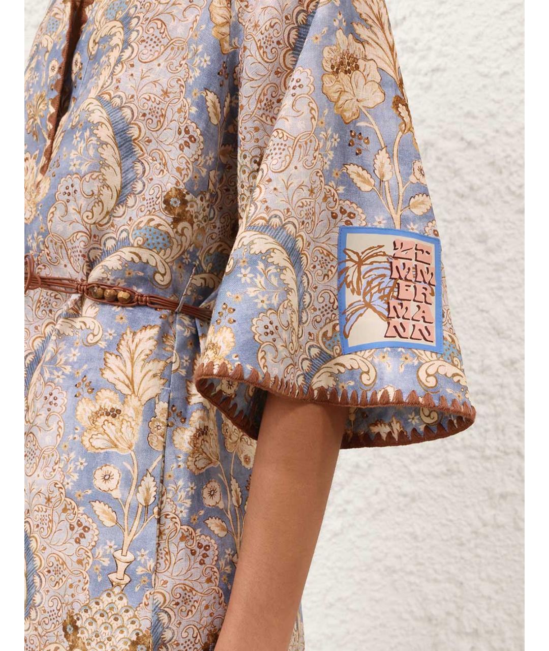 ZIMMERMANN Льняное платье, фото 5