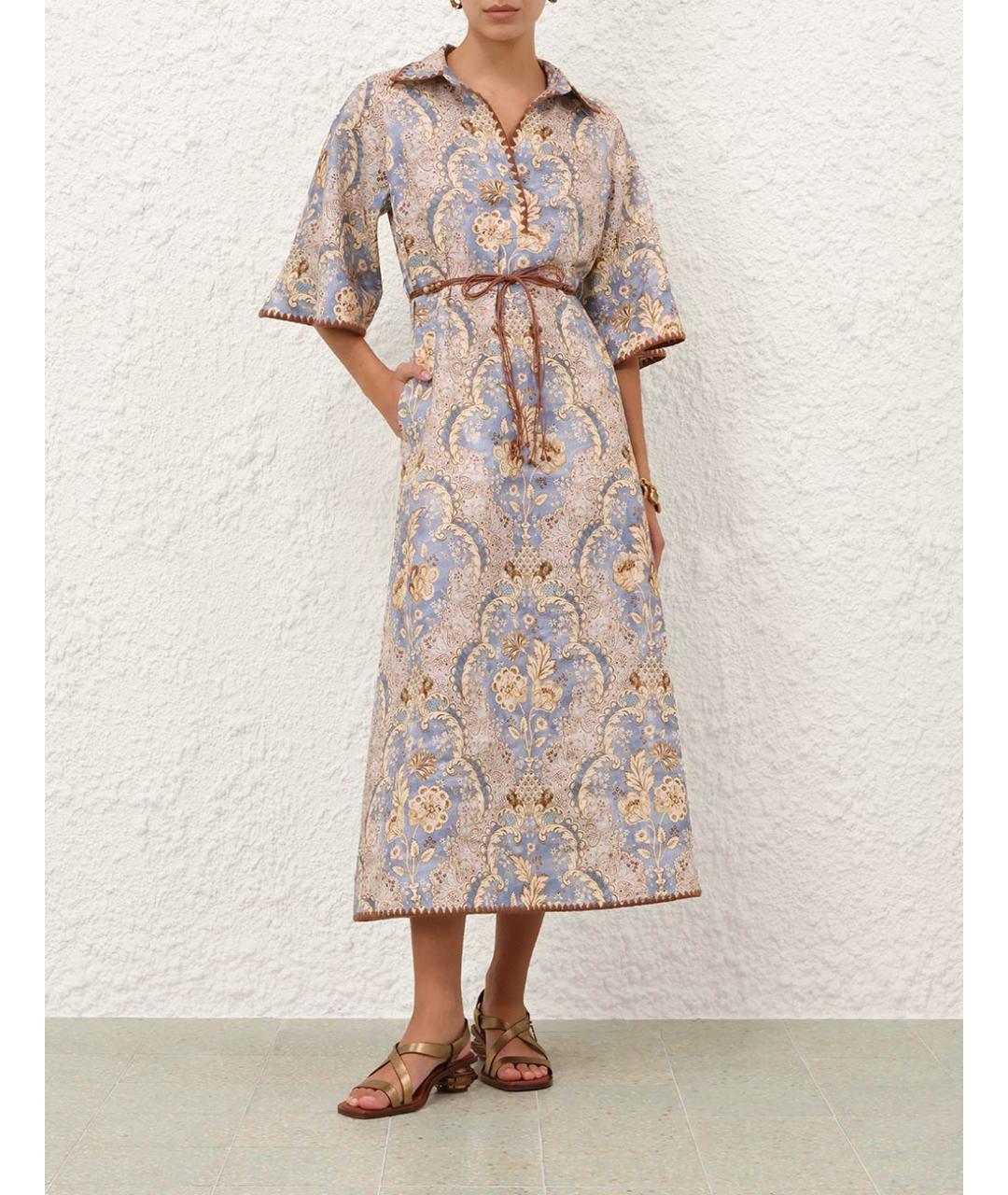 ZIMMERMANN Льняное платье, фото 2