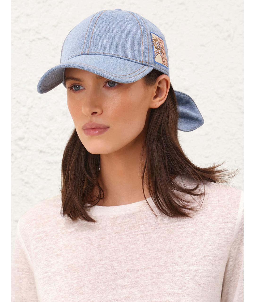 ZIMMERMANN Голубая хлопковая кепка, фото 3