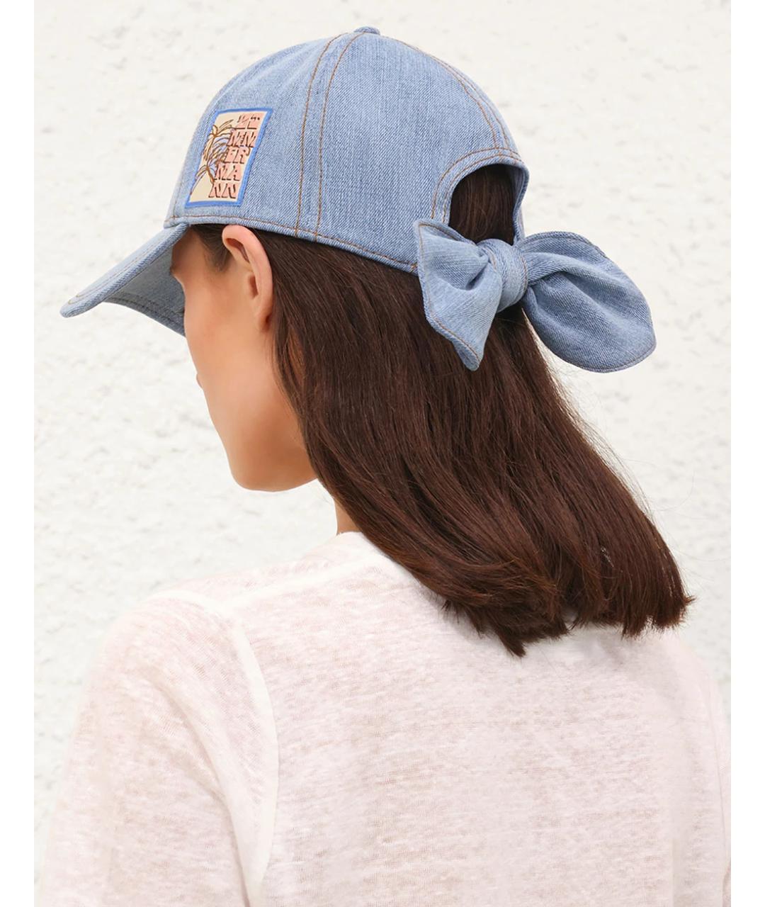 ZIMMERMANN Голубая хлопковая кепка, фото 4