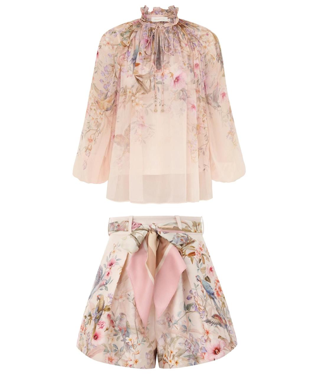 ZIMMERMANN Розовый костюм с брюками, фото 1