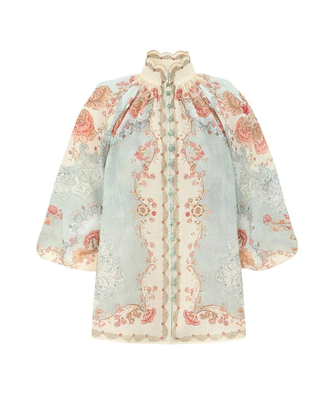 ZIMMERMANN Бирюзовый костюм с брюками, фото 9