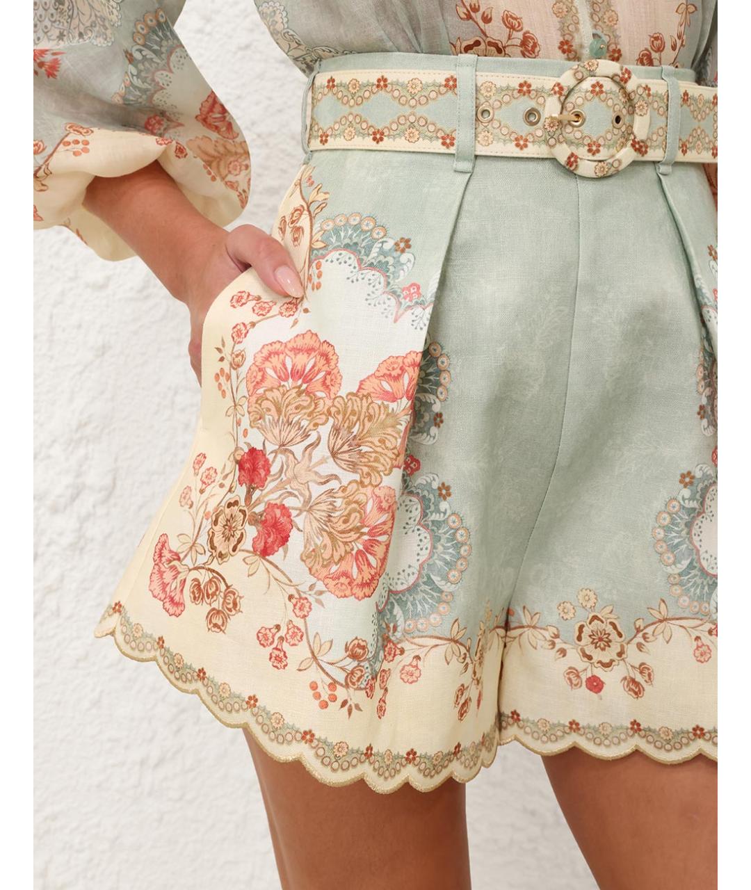 ZIMMERMANN Бирюзовый костюм с брюками, фото 6