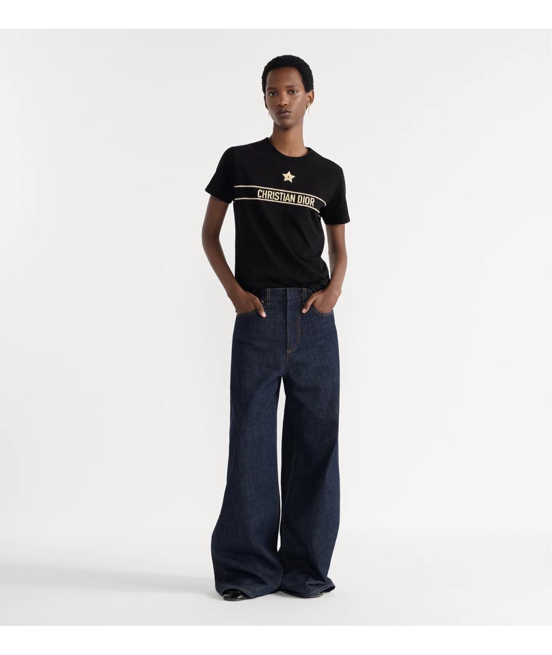 CHRISTIAN DIOR Черная футболка, фото 2