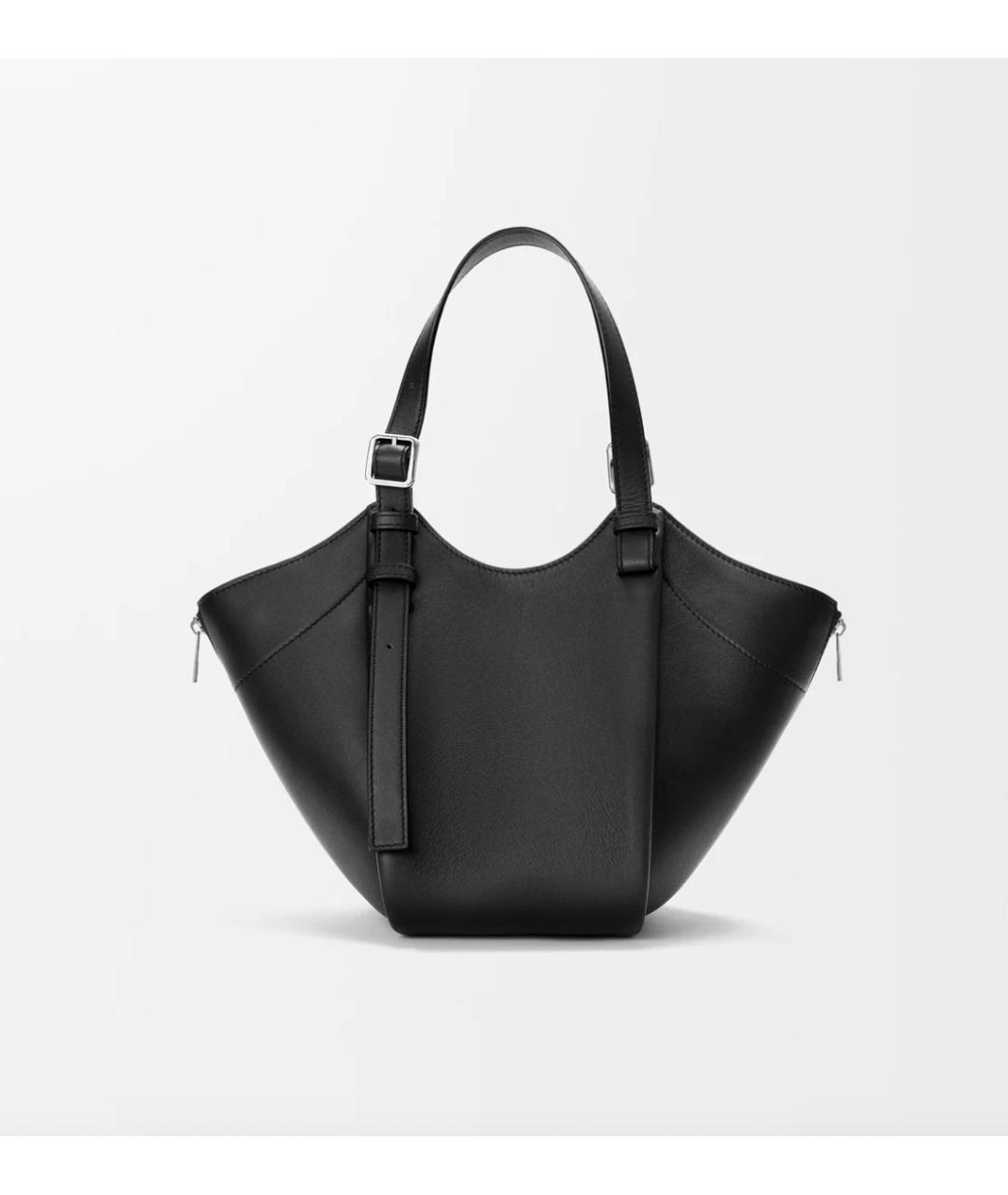 LOEWE Черная кожаная сумка через плечо, фото 6