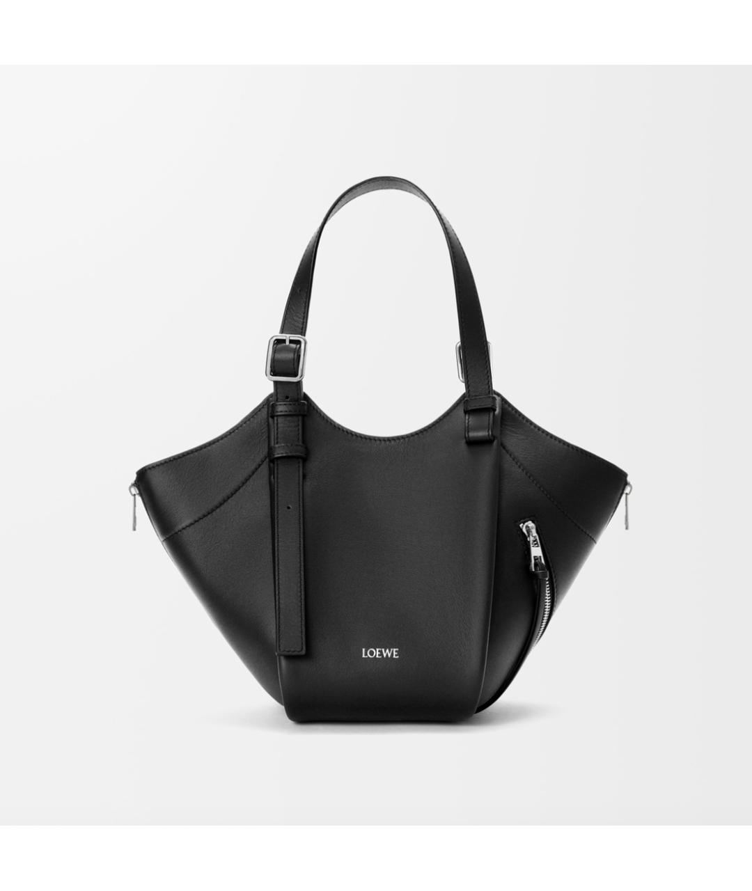 LOEWE Черная кожаная сумка через плечо, фото 9