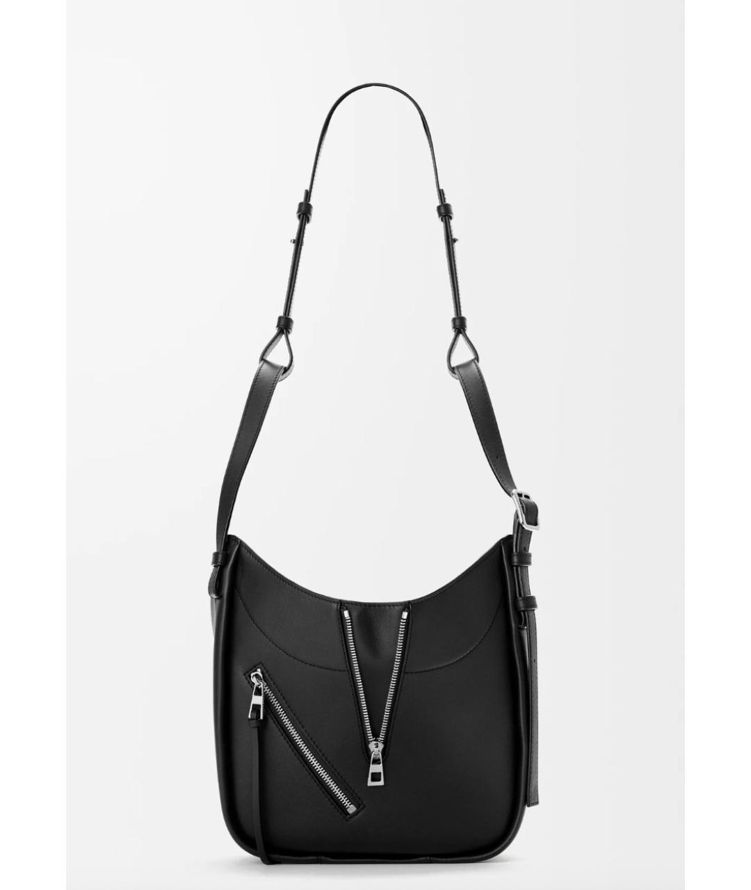 LOEWE Черная кожаная сумка через плечо, фото 8