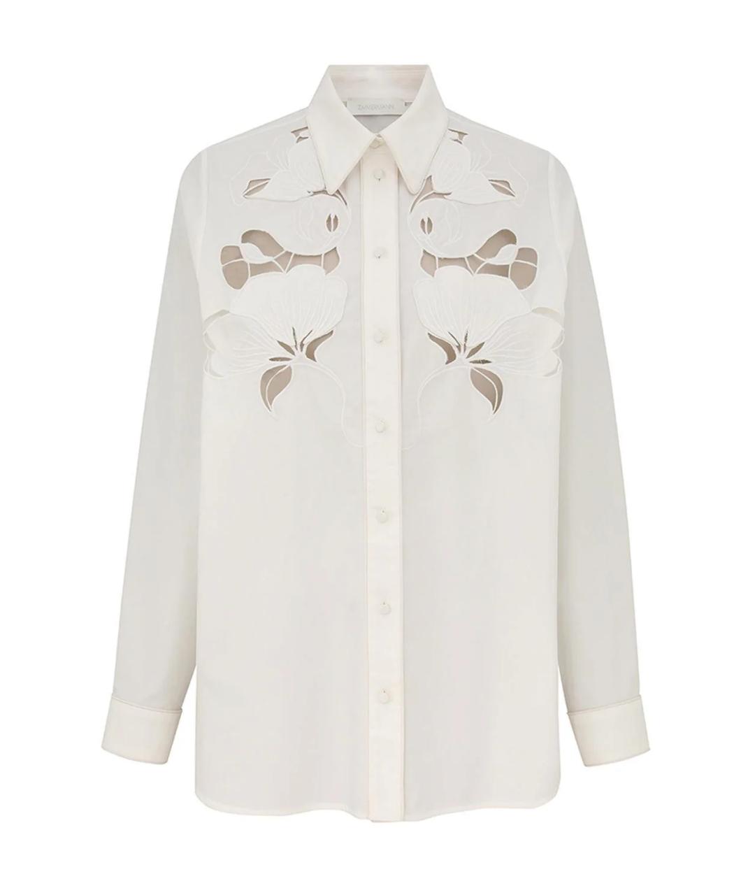 ZIMMERMANN Белая хлопковая рубашка, фото 1