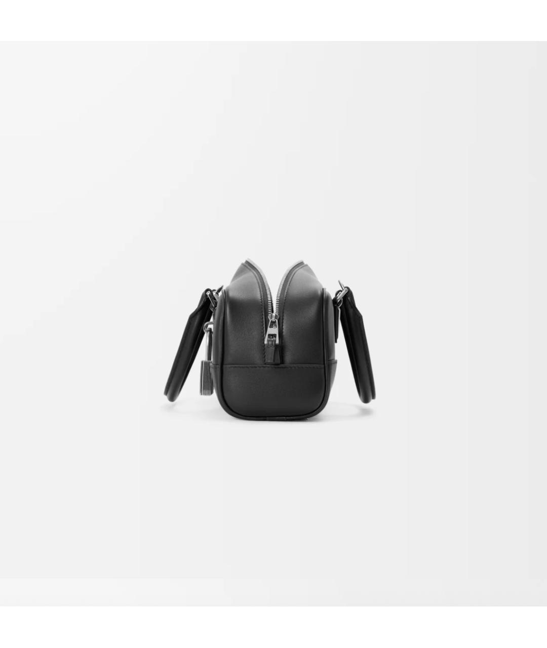 LOEWE Черная кожаная сумка с короткими ручками, фото 5