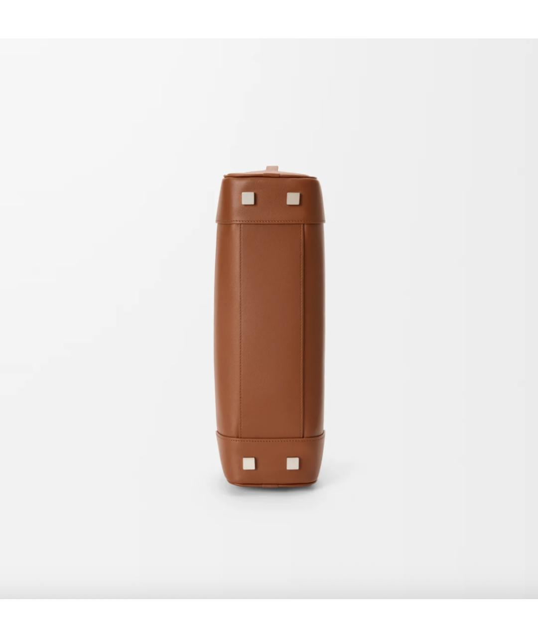 LOEWE Коричневая кожаная сумка через плечо, фото 6