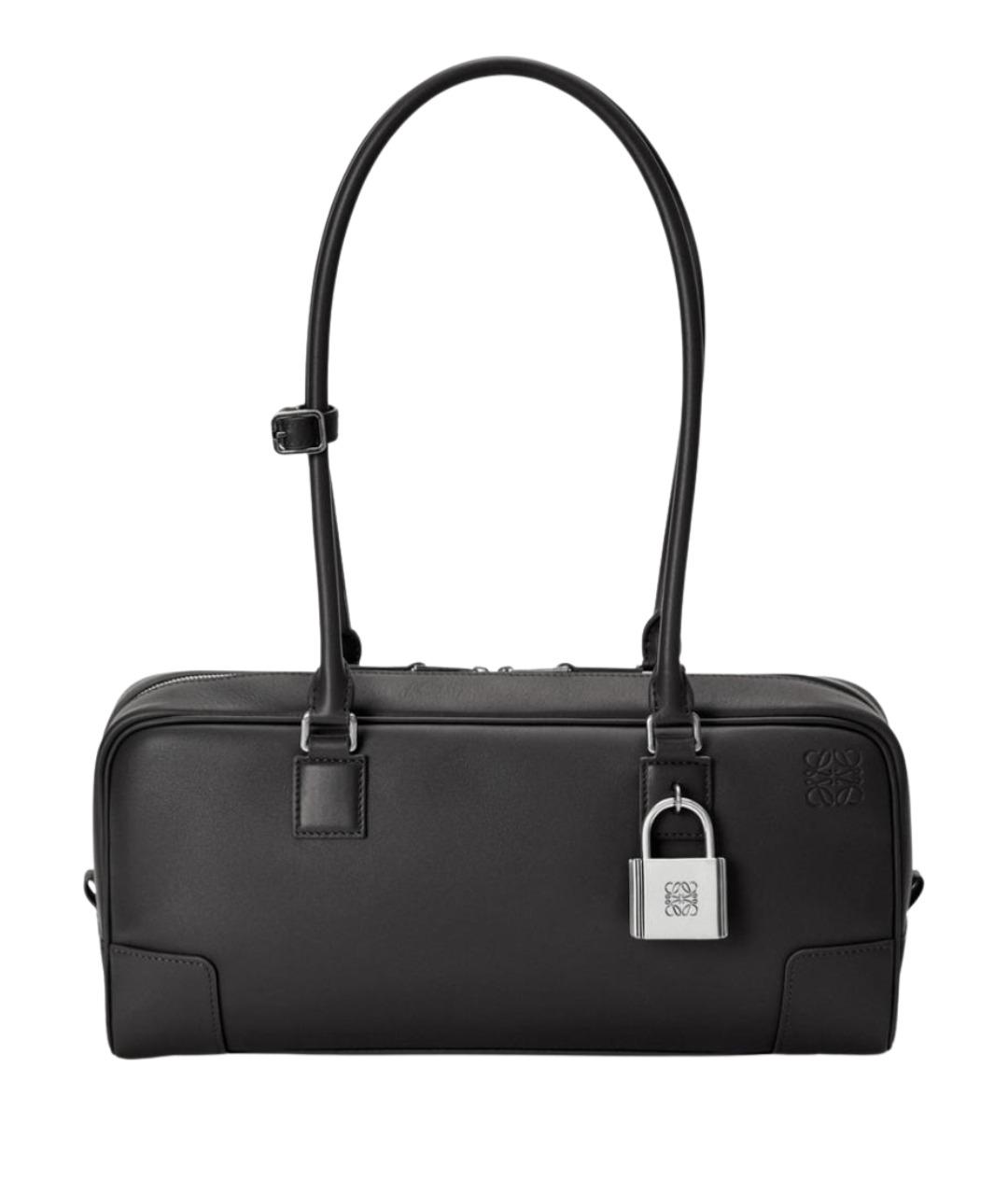 LOEWE Черная кожаная сумка через плечо, фото 1