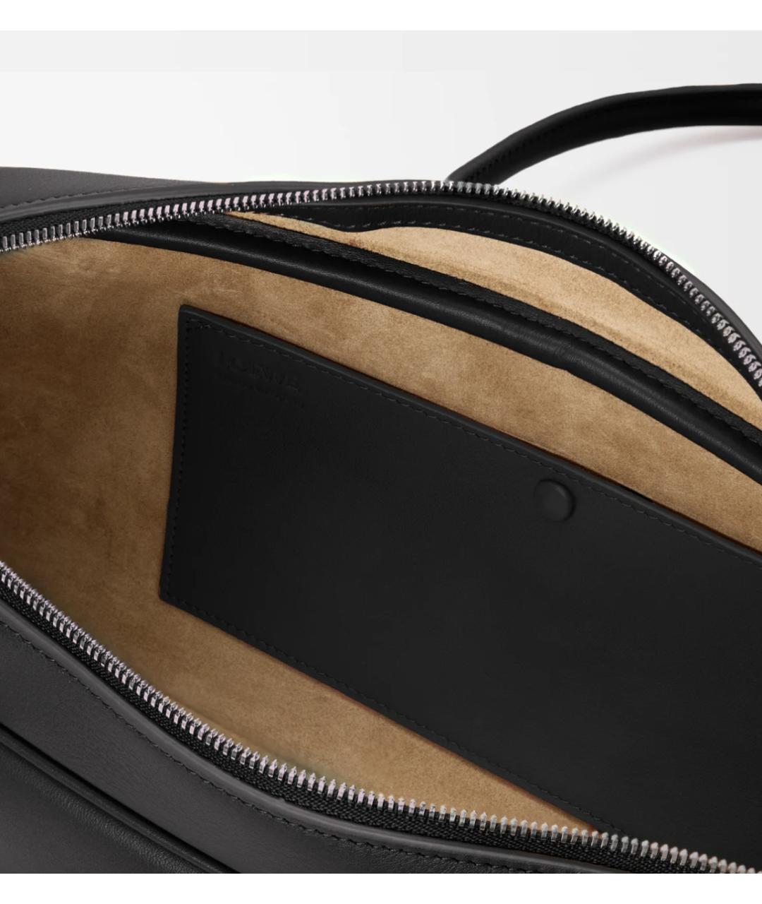 LOEWE Черная кожаная сумка через плечо, фото 5