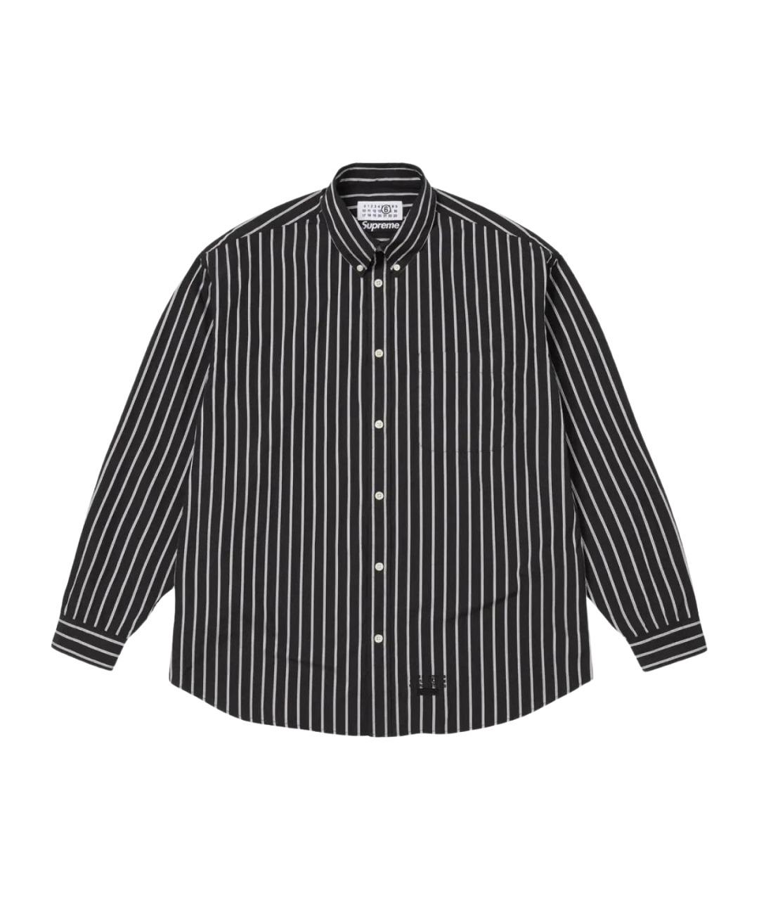 SUPREME Черная кэжуал рубашка, фото 1