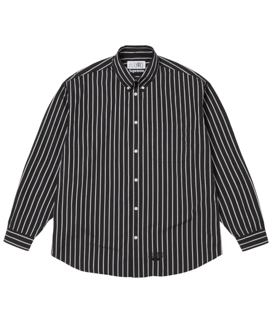 SUPREME Черная кэжуал рубашка, фото 3