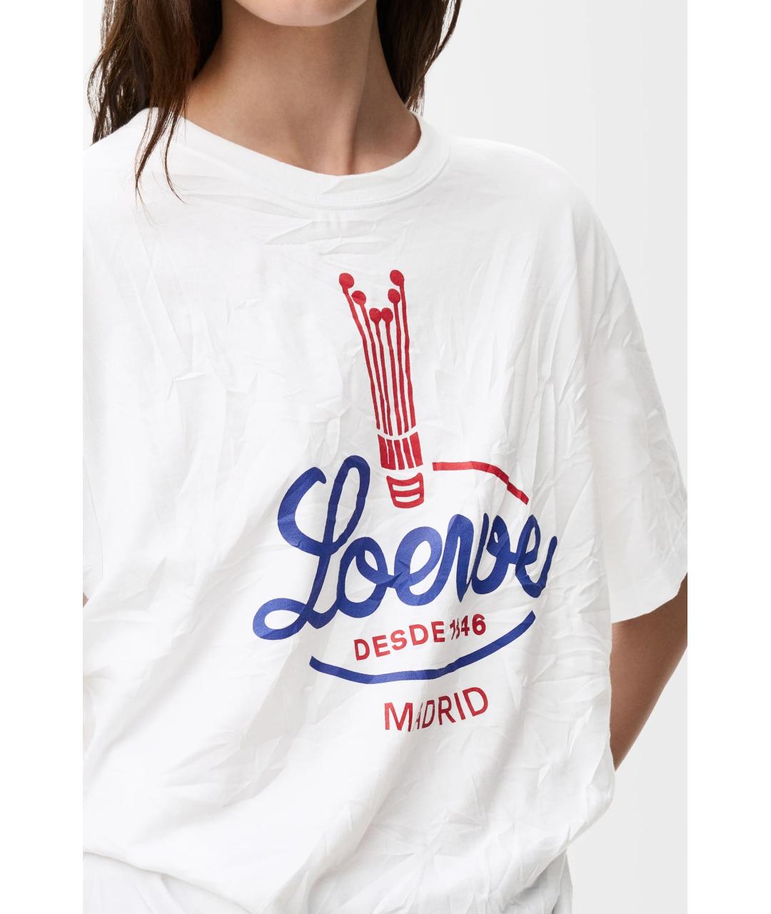 LOEWE Белая футболка, фото 5