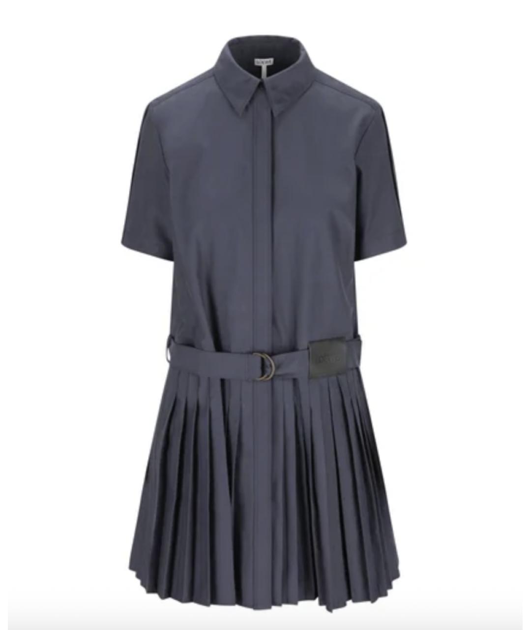 LOEWE Темно-синее повседневное платье, фото 1