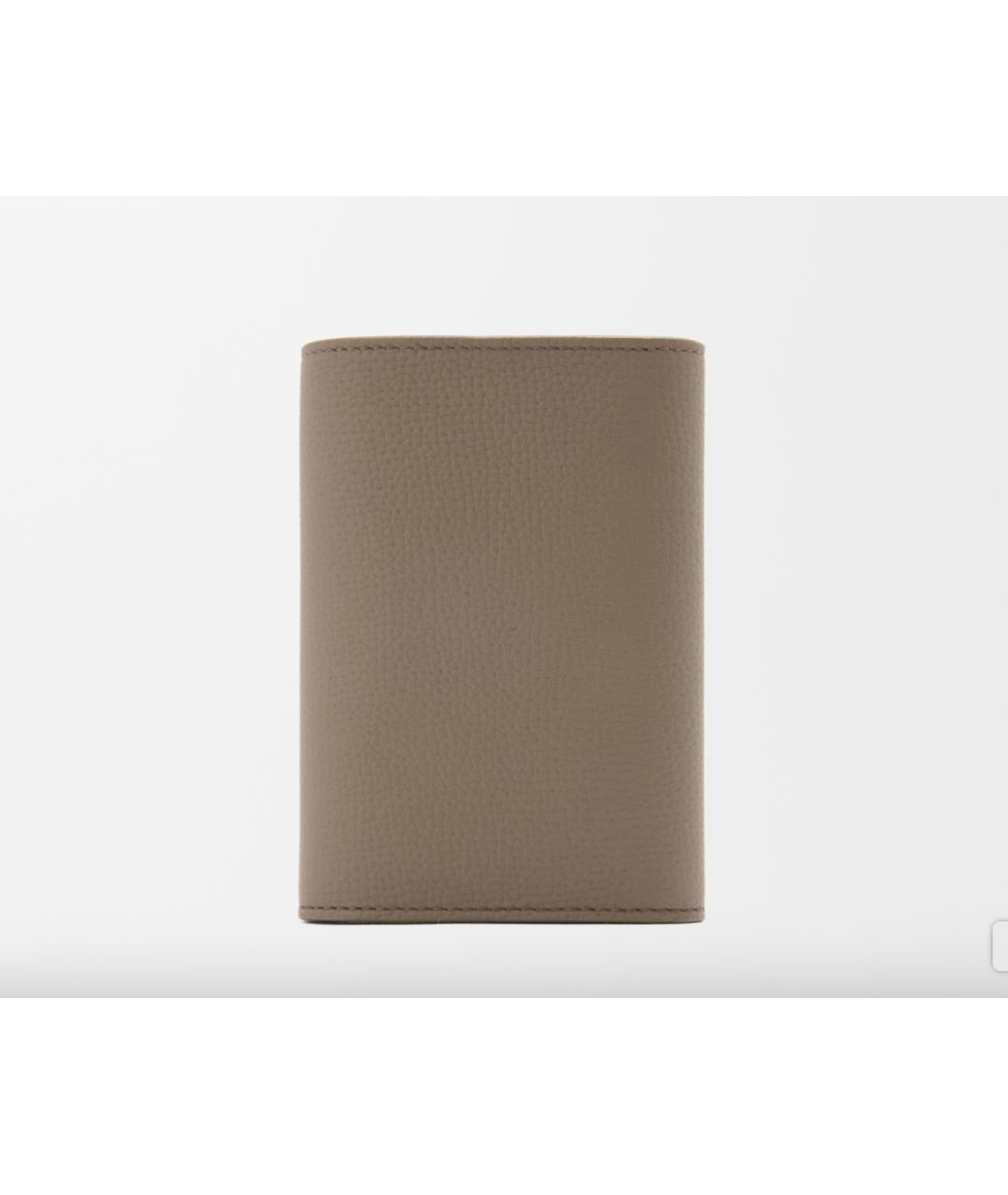 LOEWE Бежевый кожаный кошелек, фото 4