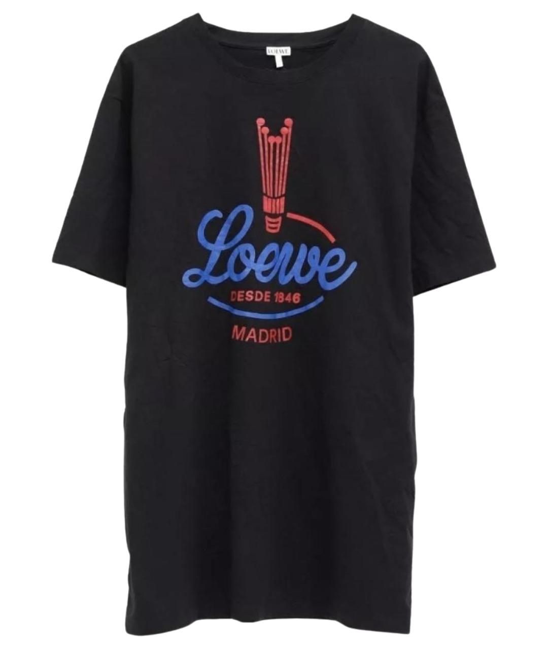 LOEWE Черная футболка, фото 1