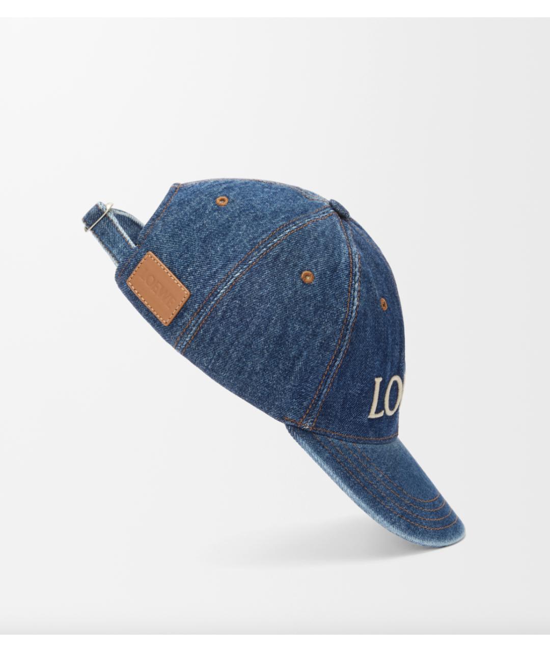LOEWE Синяя хлопковая кепка, фото 5