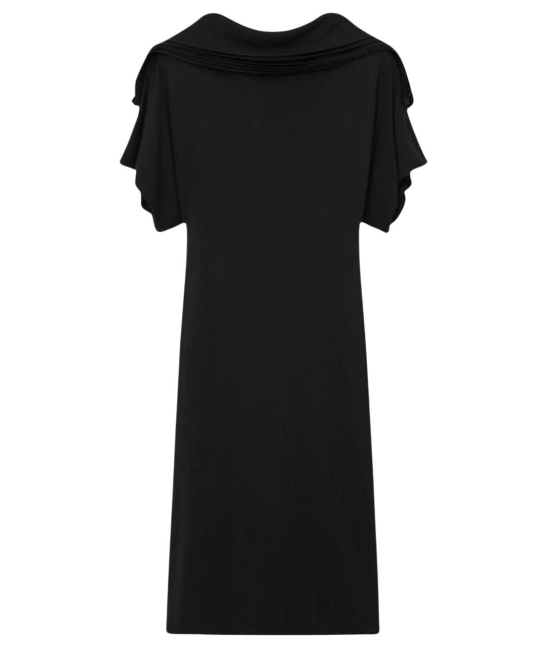 LOEWE Черное вискозное повседневное платье, фото 1