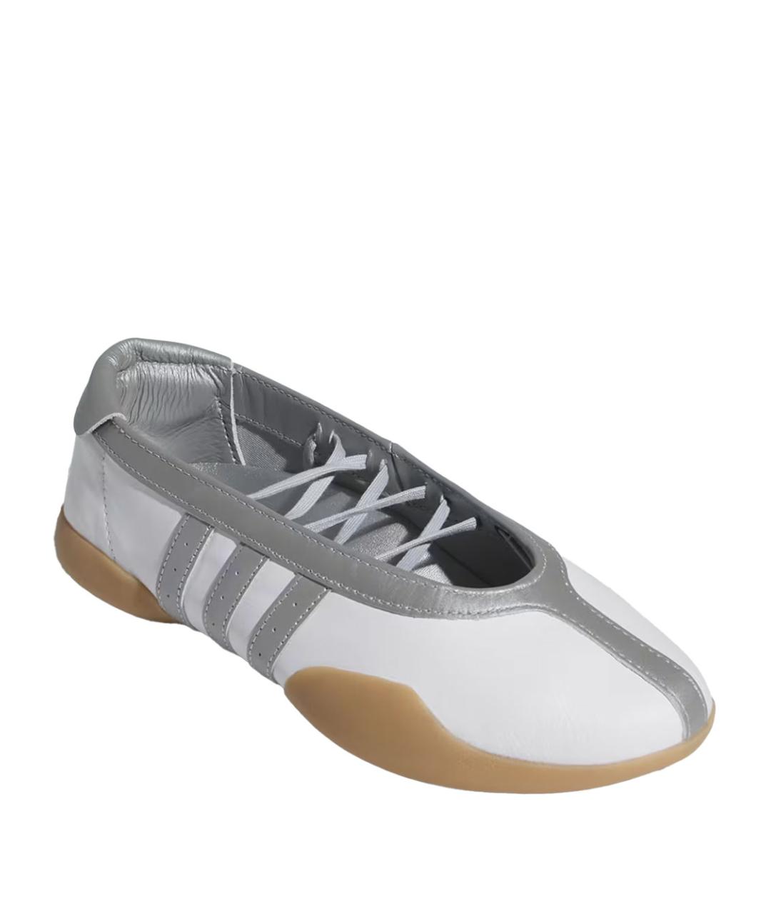 ADIDAS Белые кожаные балетки, фото 2