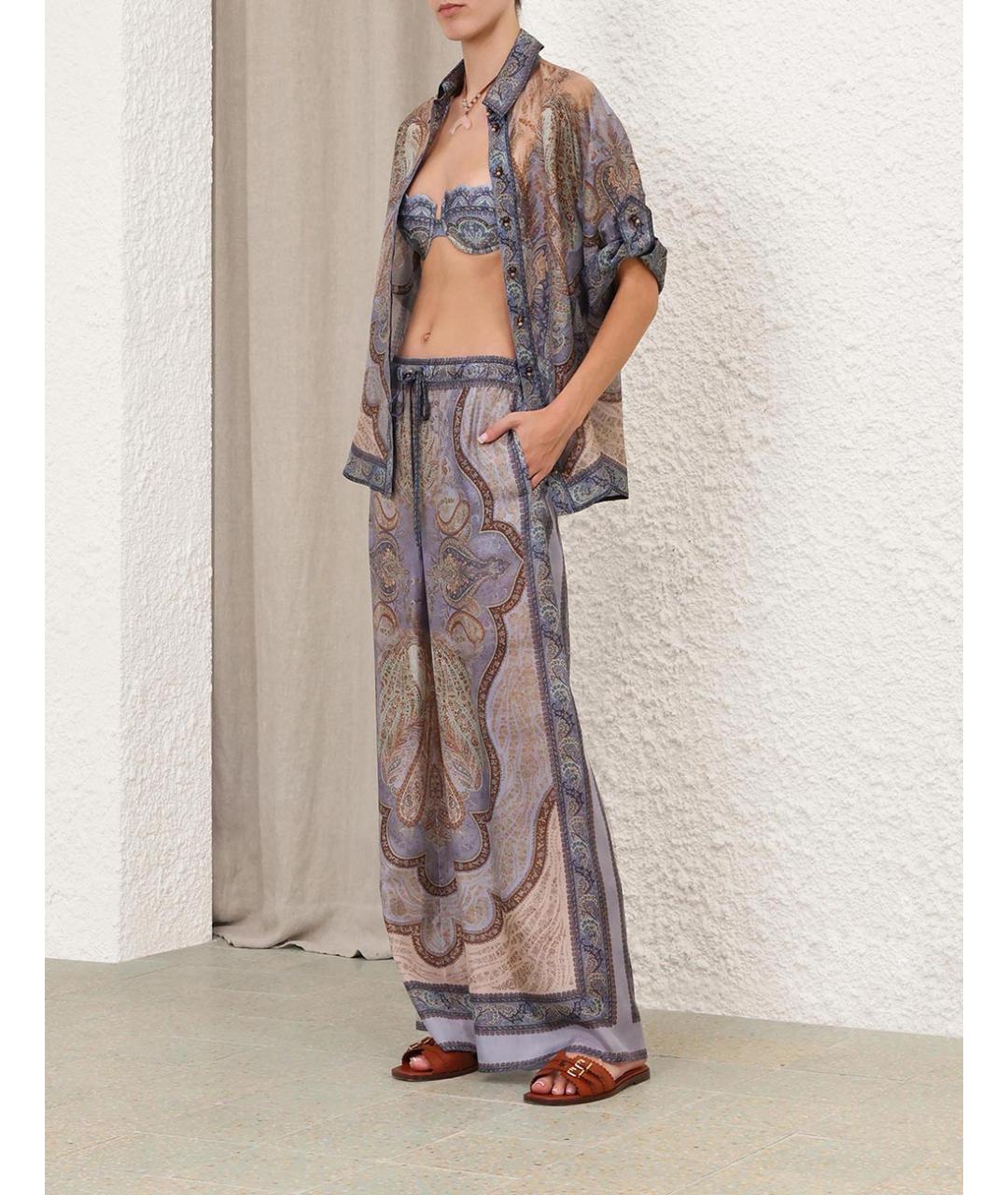 ZIMMERMANN Шелковый костюм с брюками, фото 8