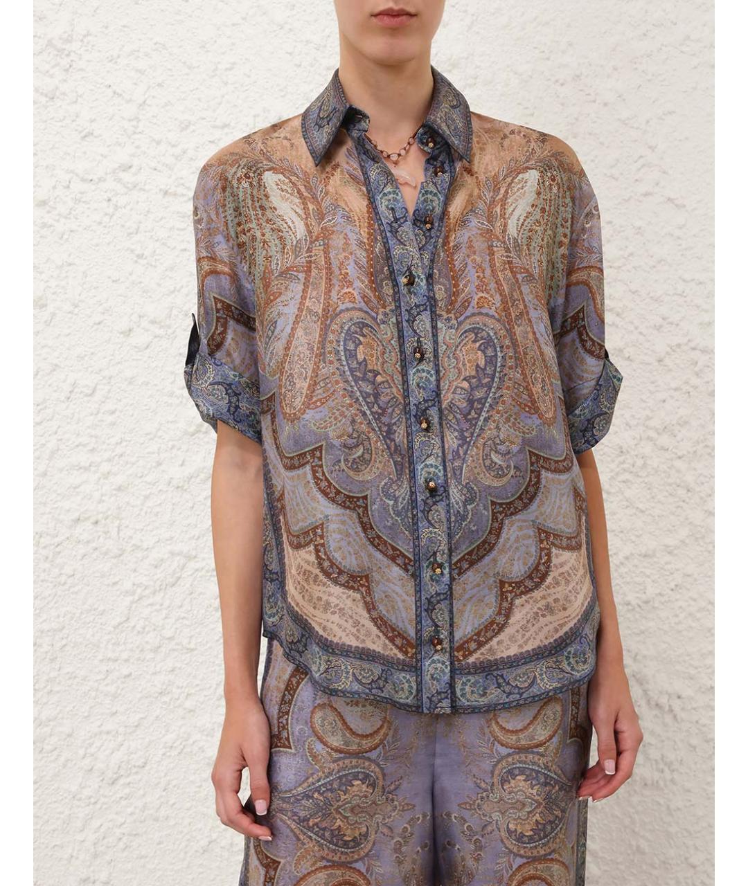 ZIMMERMANN Шелковый костюм с брюками, фото 3