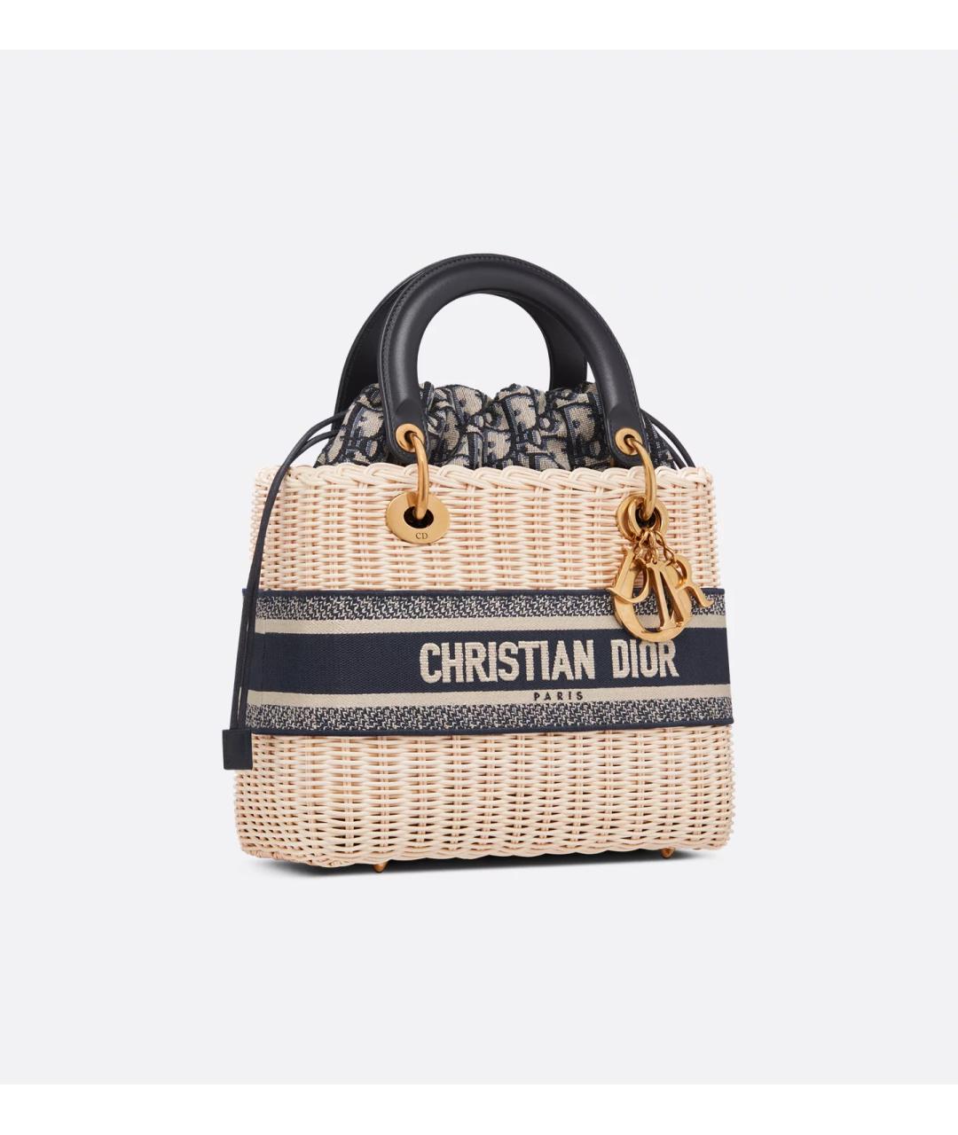 CHRISTIAN DIOR Синяя сумка с короткими ручками, фото 4