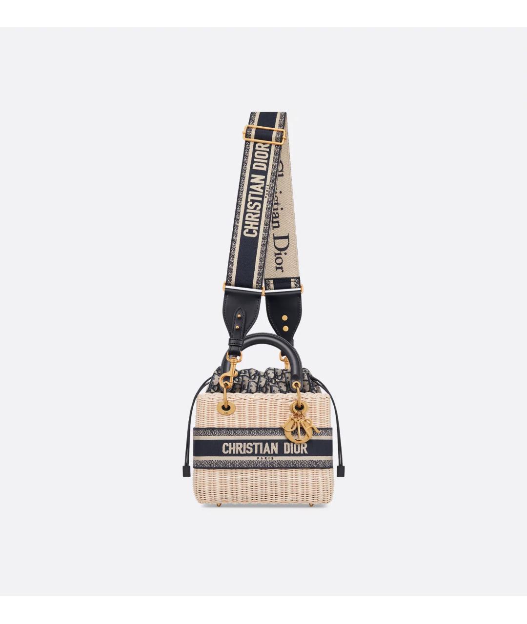 CHRISTIAN DIOR Синяя сумка с короткими ручками, фото 6