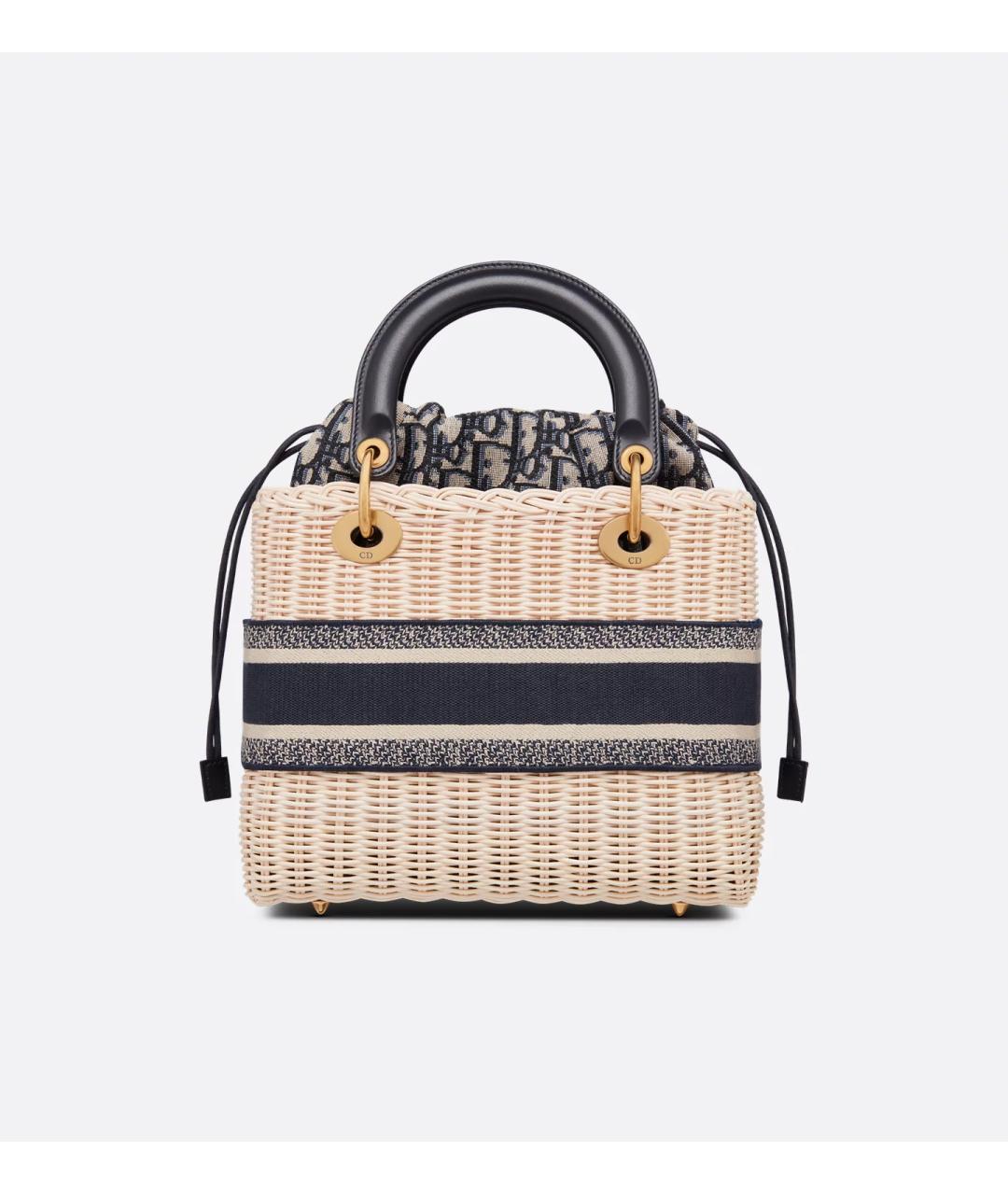 CHRISTIAN DIOR Синяя сумка с короткими ручками, фото 3