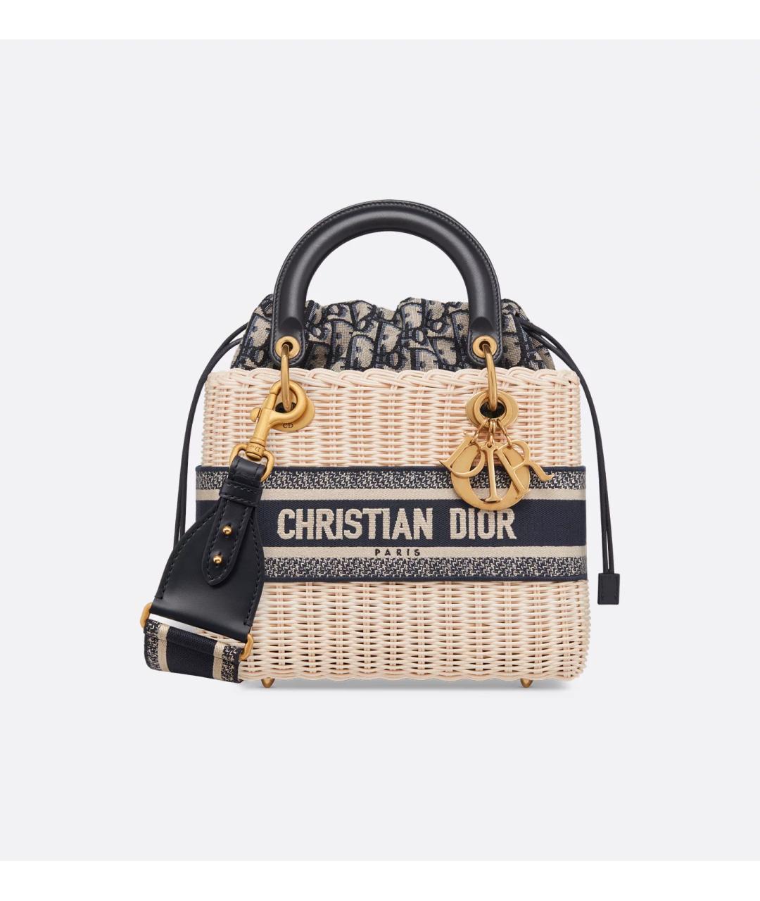 CHRISTIAN DIOR Синяя сумка с короткими ручками, фото 8