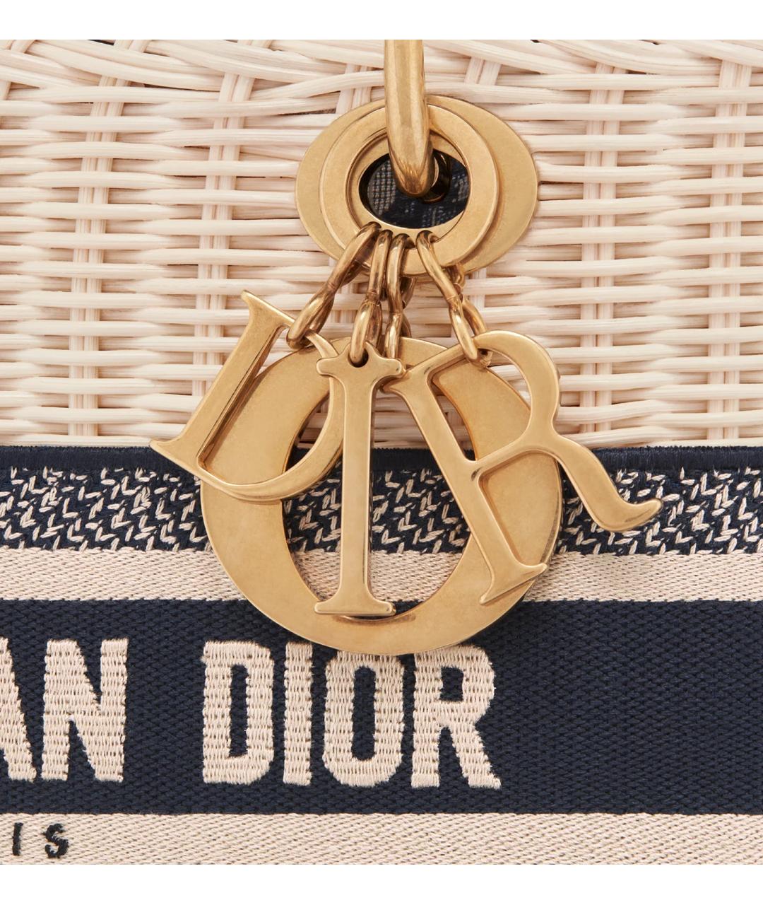 CHRISTIAN DIOR Синяя сумка с короткими ручками, фото 7