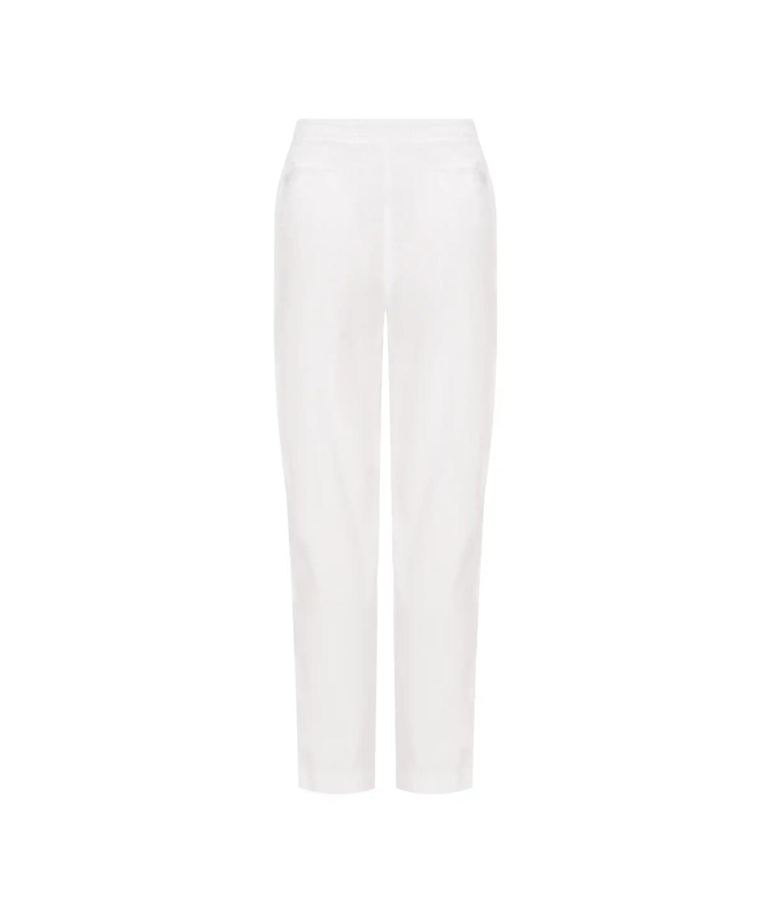 ELEVENTY Белые прямые брюки, фото 2