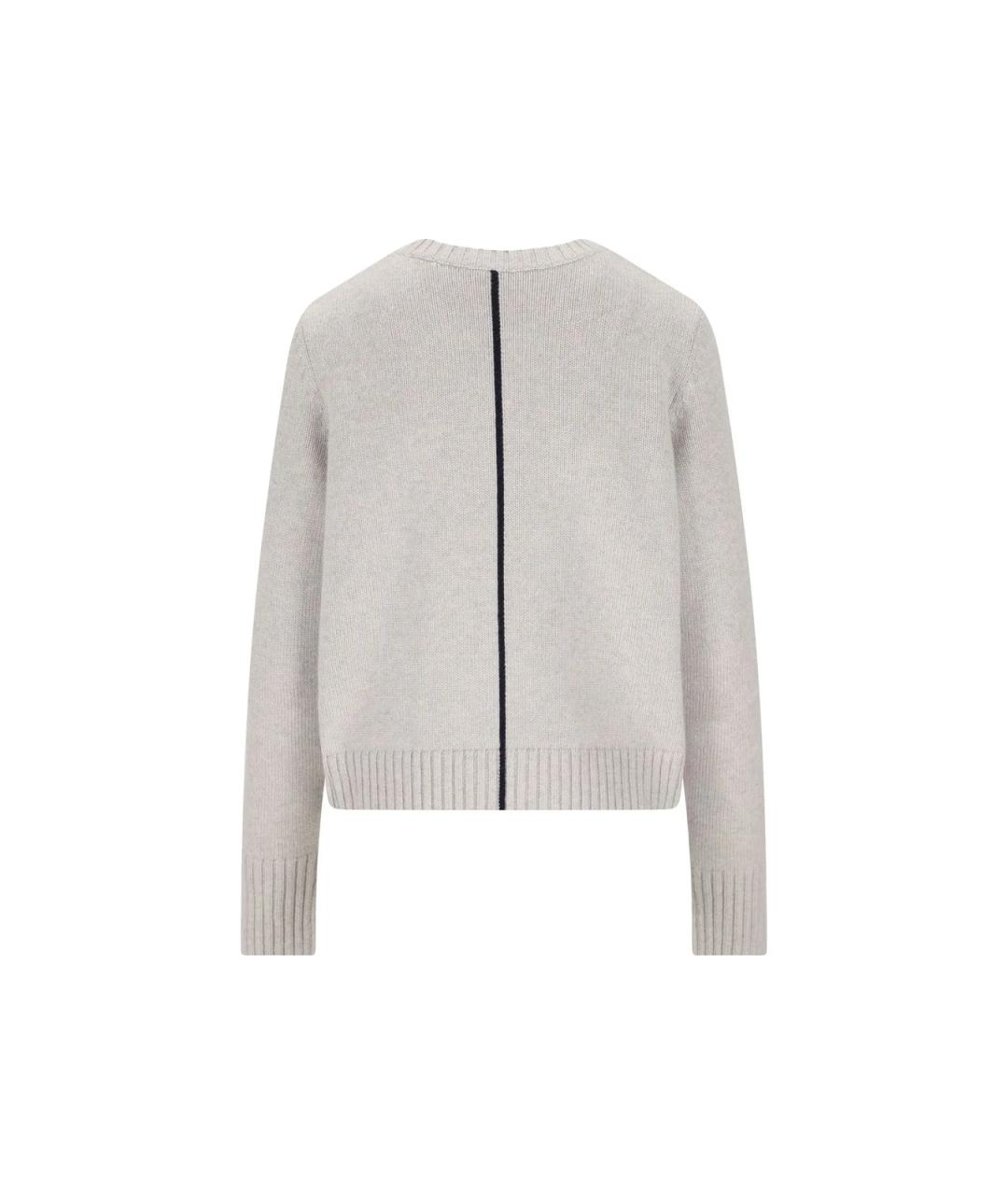 LOEWE Серый кашемировый джемпер / свитер, фото 2