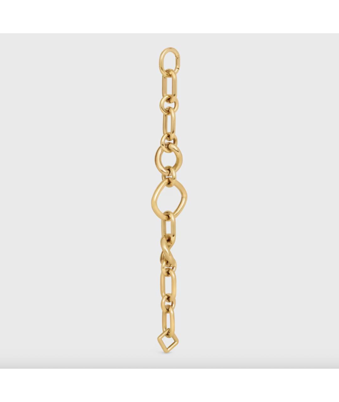 CELINE Золотой латунный браслет, фото 3