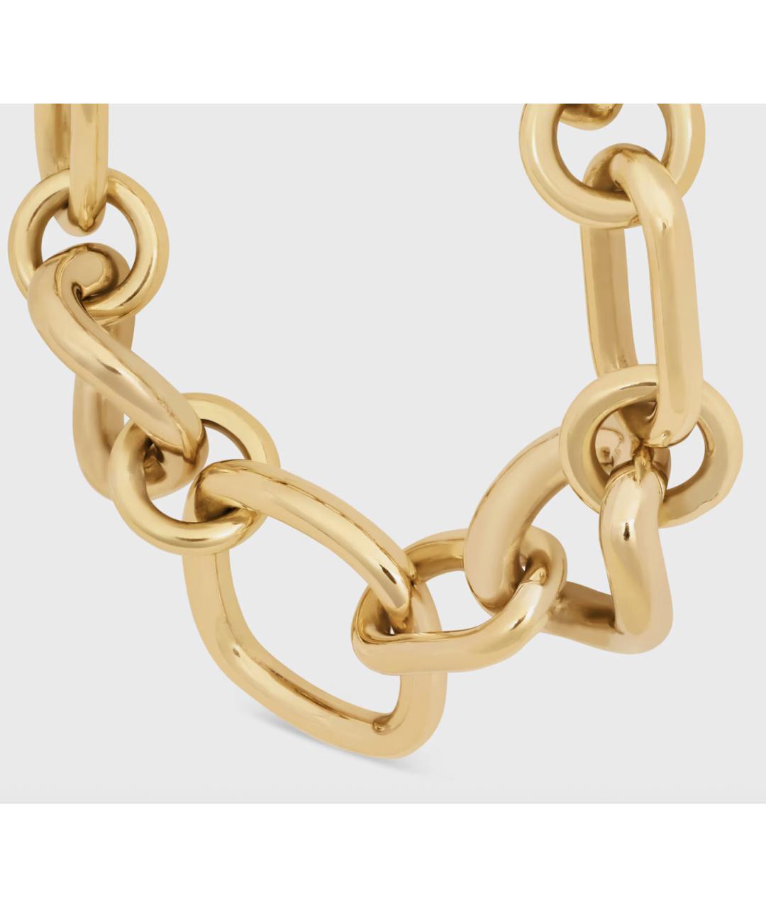 CELINE Золотой латунный браслет, фото 2