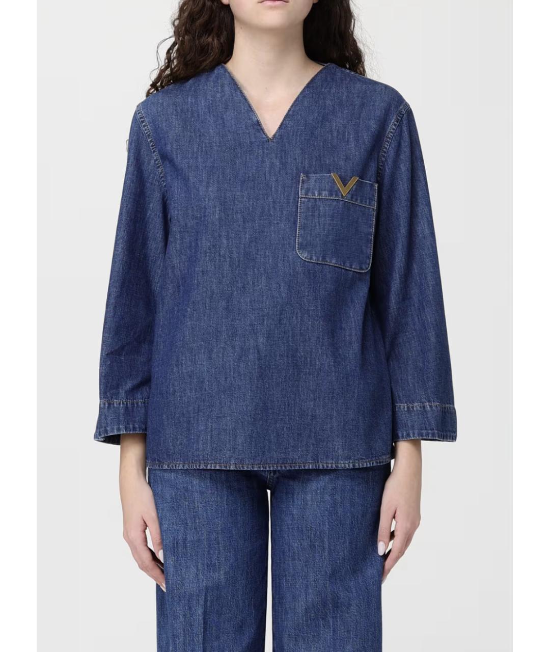 VALENTINO Хлопковая рубашка, фото 4