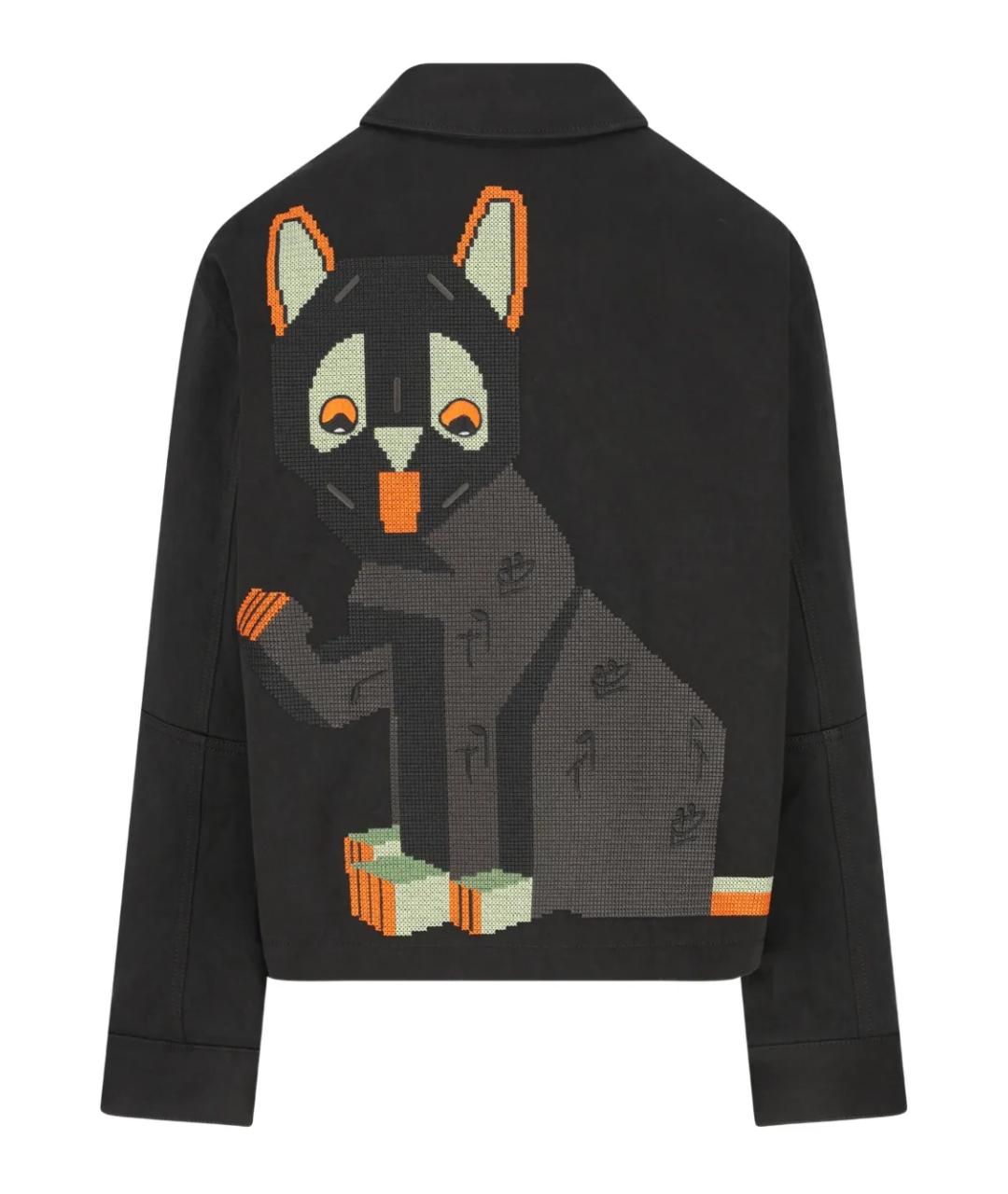 LOEWE Черная хлопковая куртка, фото 2