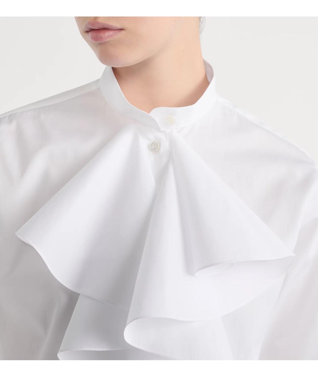 CHRISTIAN DIOR Белая хлопковая рубашка, фото 5