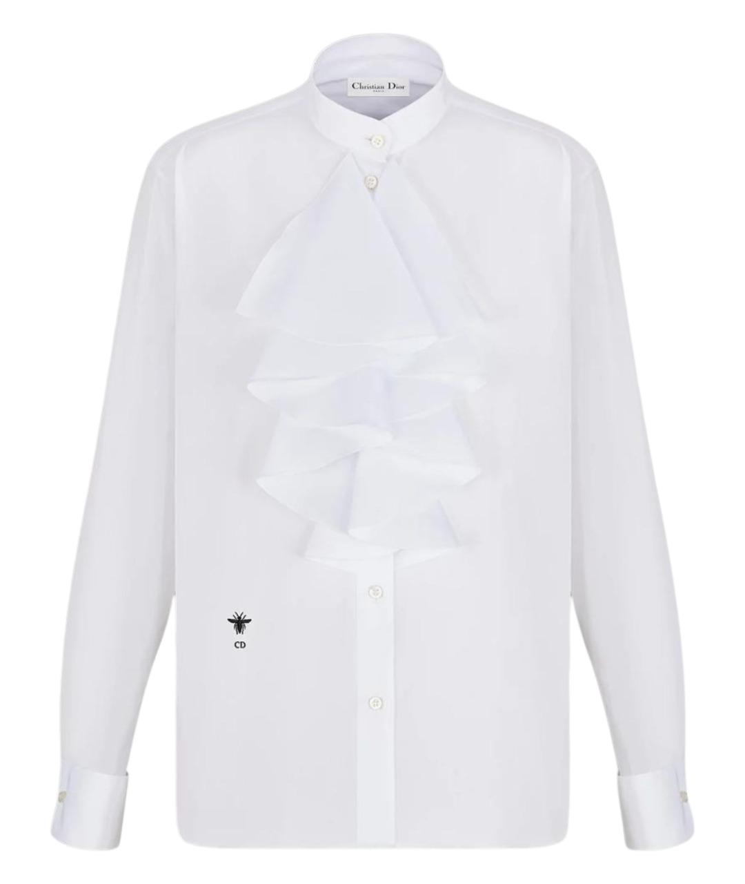 CHRISTIAN DIOR Белая хлопковая рубашка, фото 1
