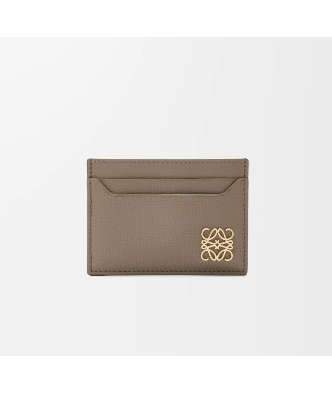 LOEWE Бежевый кожаный кардхолдер, фото 5