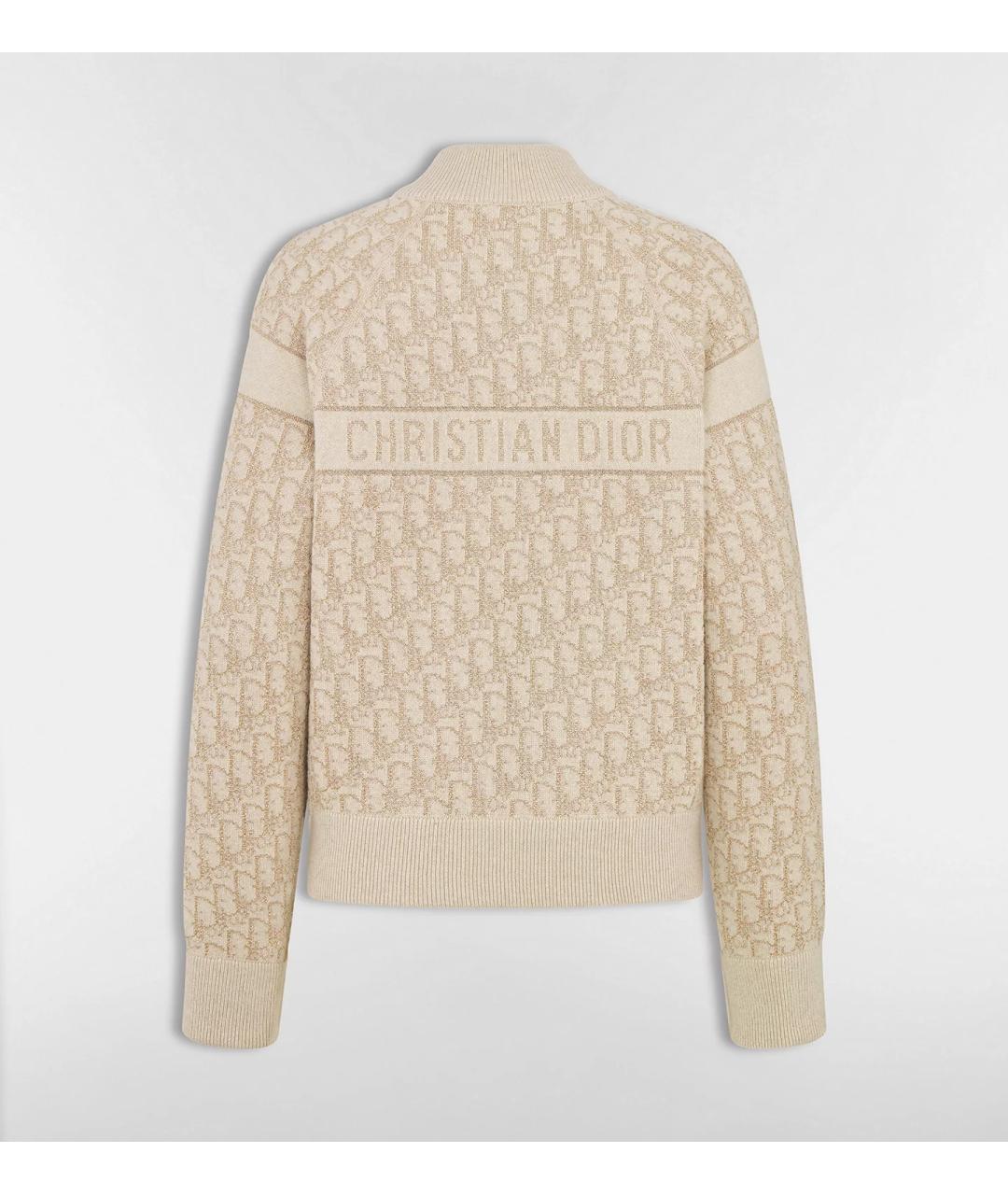 CHRISTIAN DIOR Золотая кашемировая куртка, фото 6