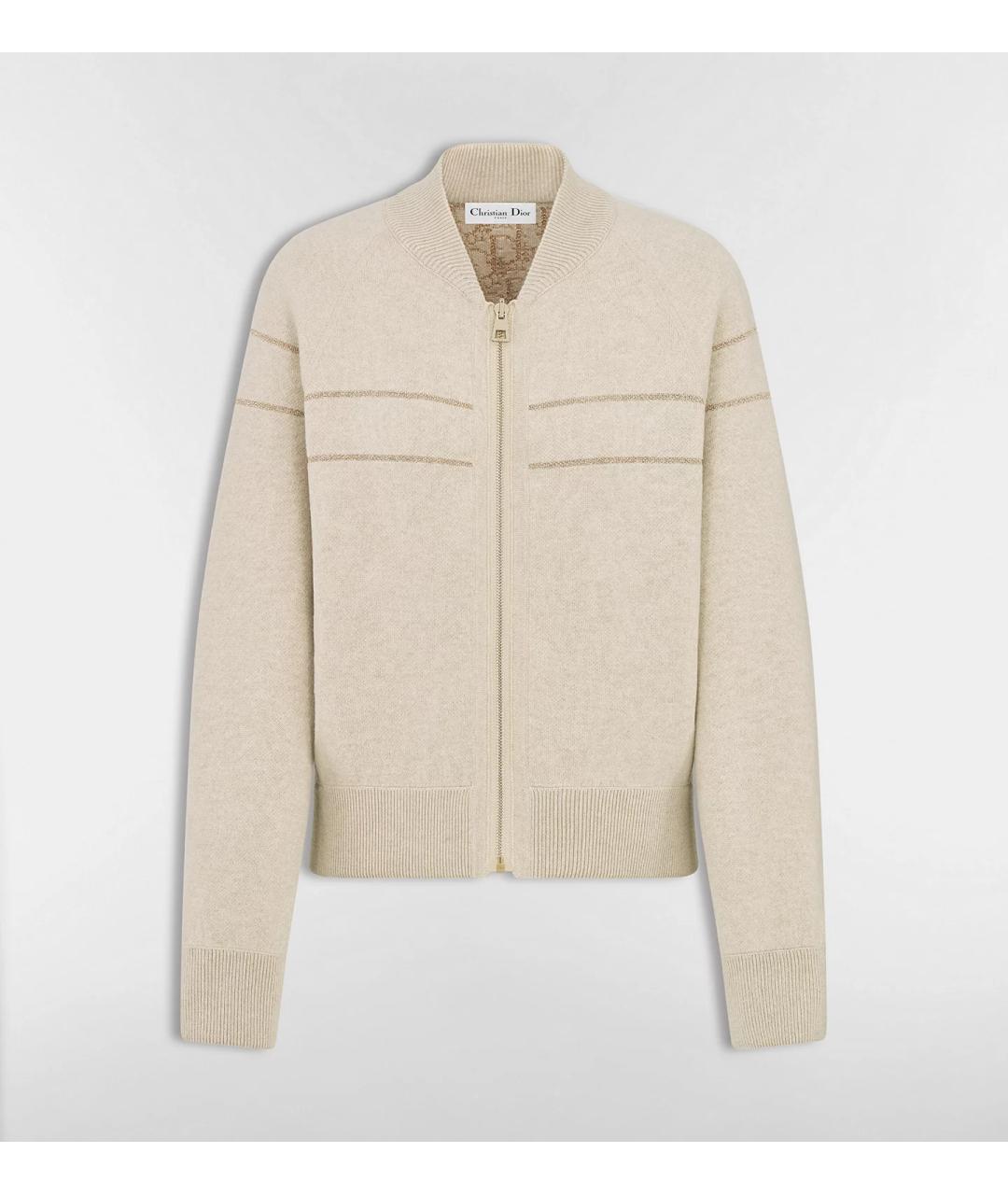 CHRISTIAN DIOR Золотая кашемировая куртка, фото 5
