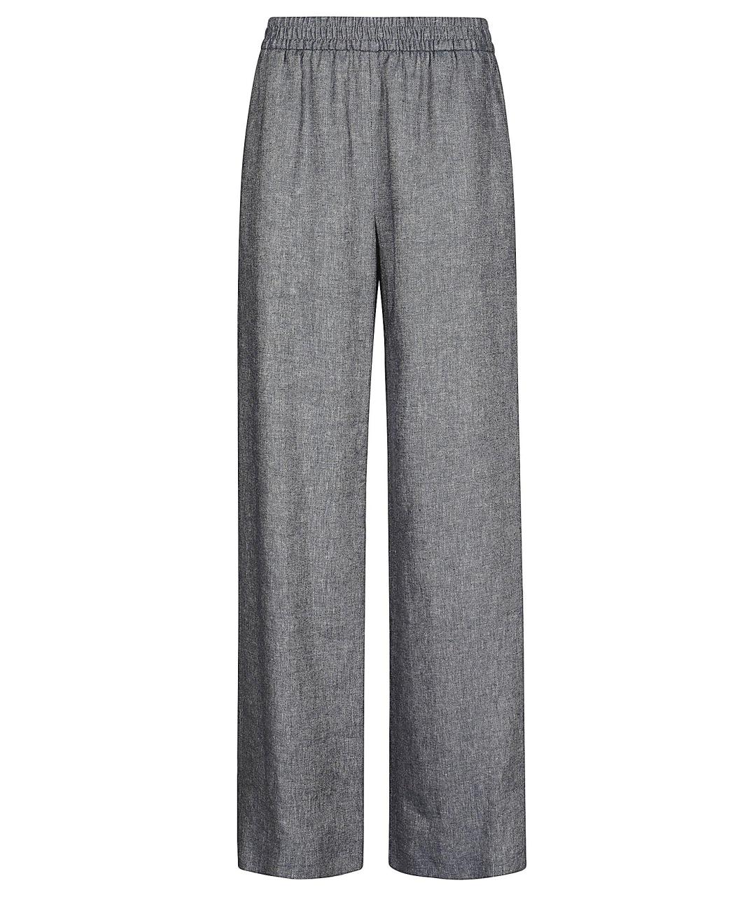 ELEVENTY Льняные прямые брюки, фото 1