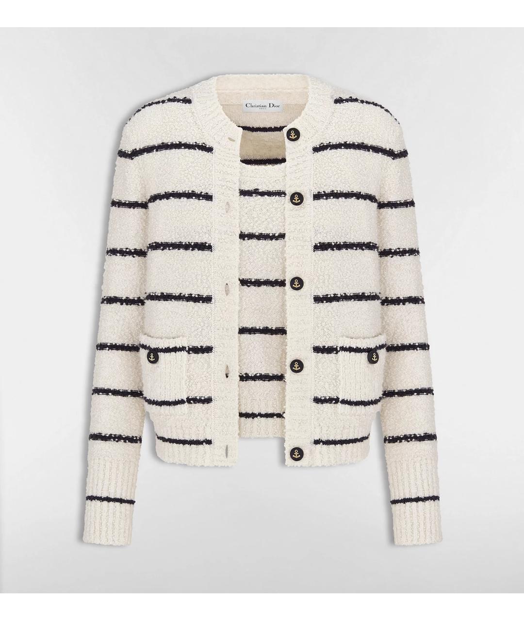 CHRISTIAN DIOR Белый кардиган, фото 8