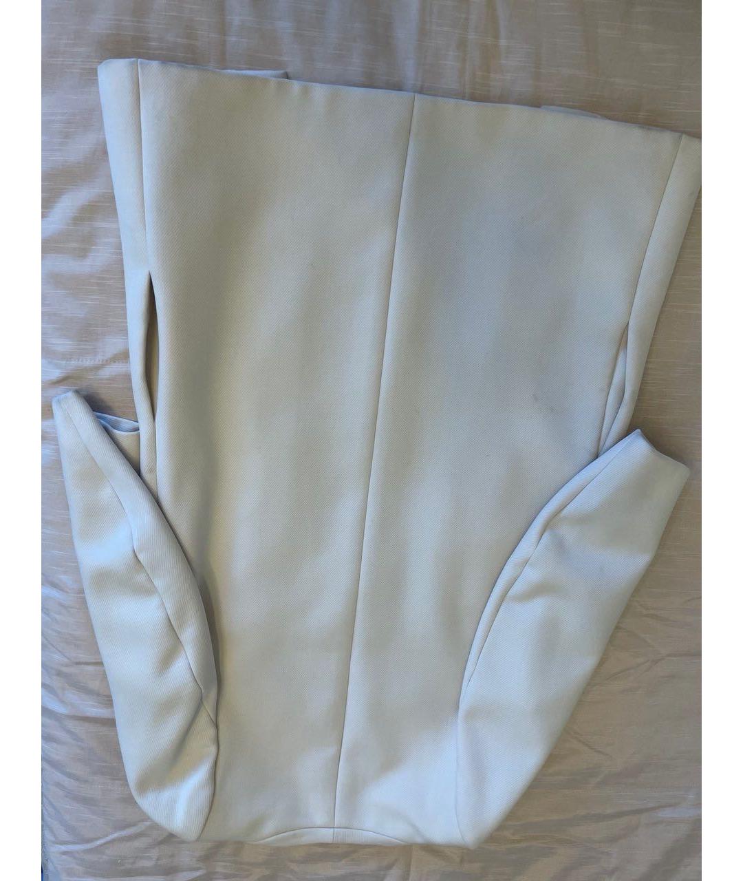 PRADA Белое шерстяное пальто, фото 2