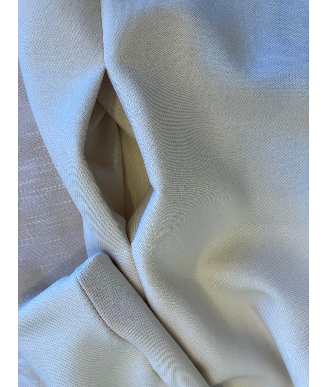 PRADA Белое шерстяное пальто, фото 5