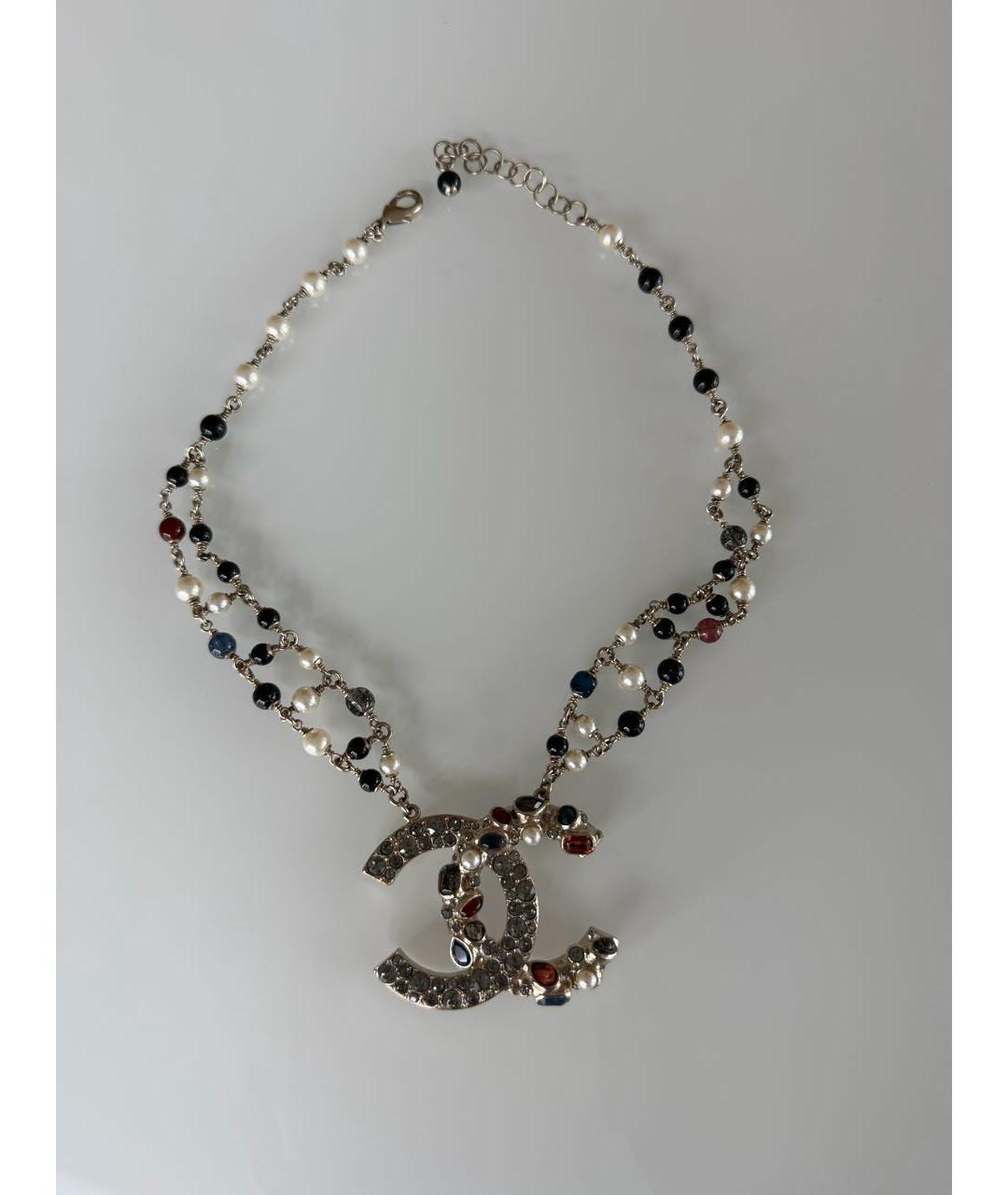 CHANEL Металлическое колье, фото 4