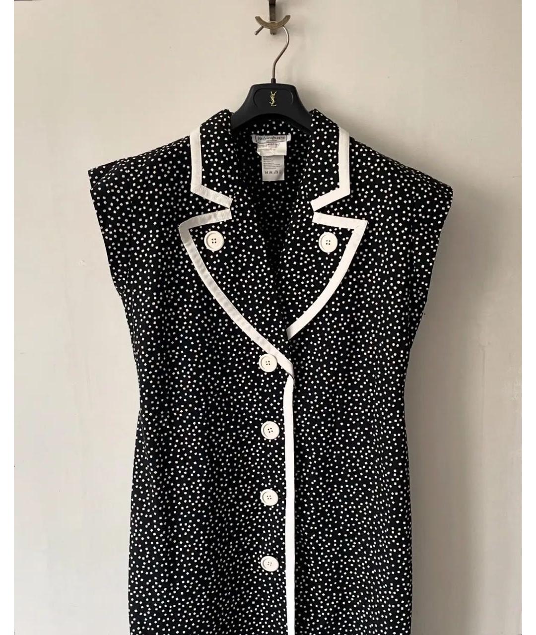 SAINT LAURENT Хлопковое повседневное платье, фото 3